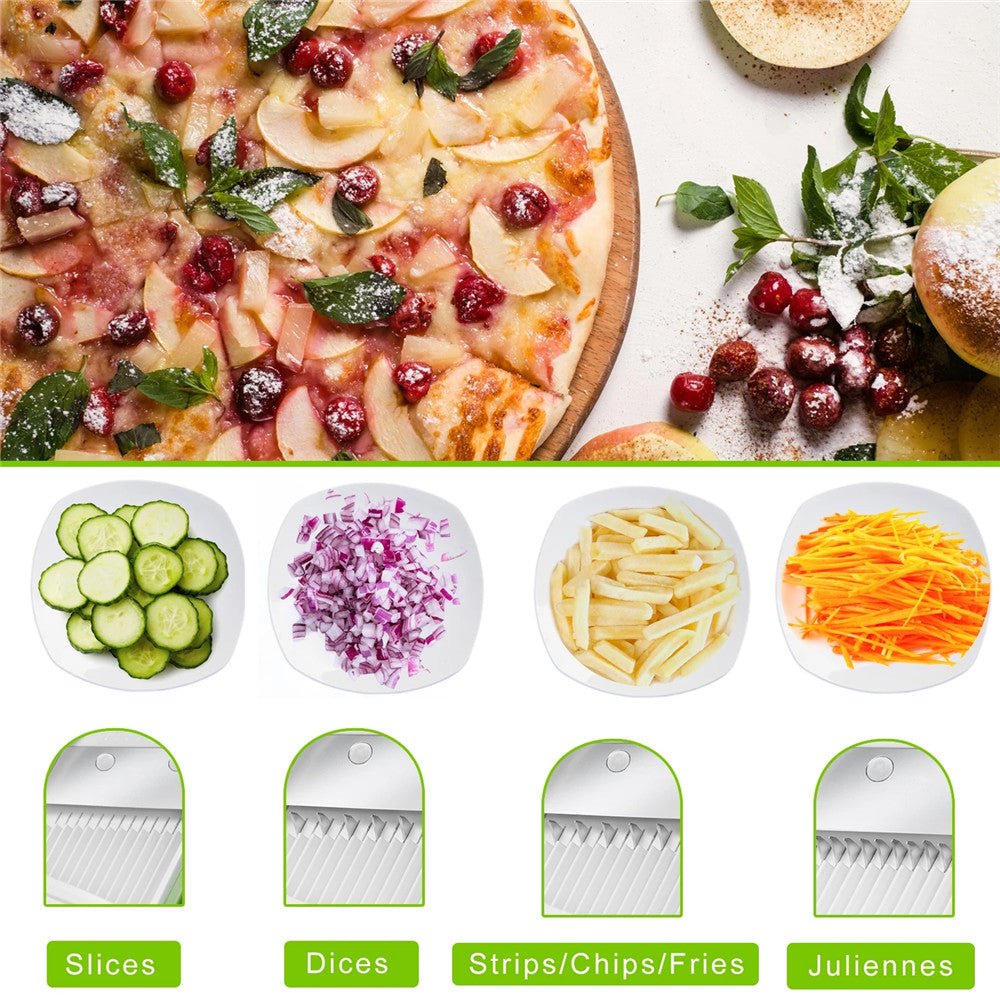 SLICEPRO – 5-in-1 vegetable slicer for effortless preparation