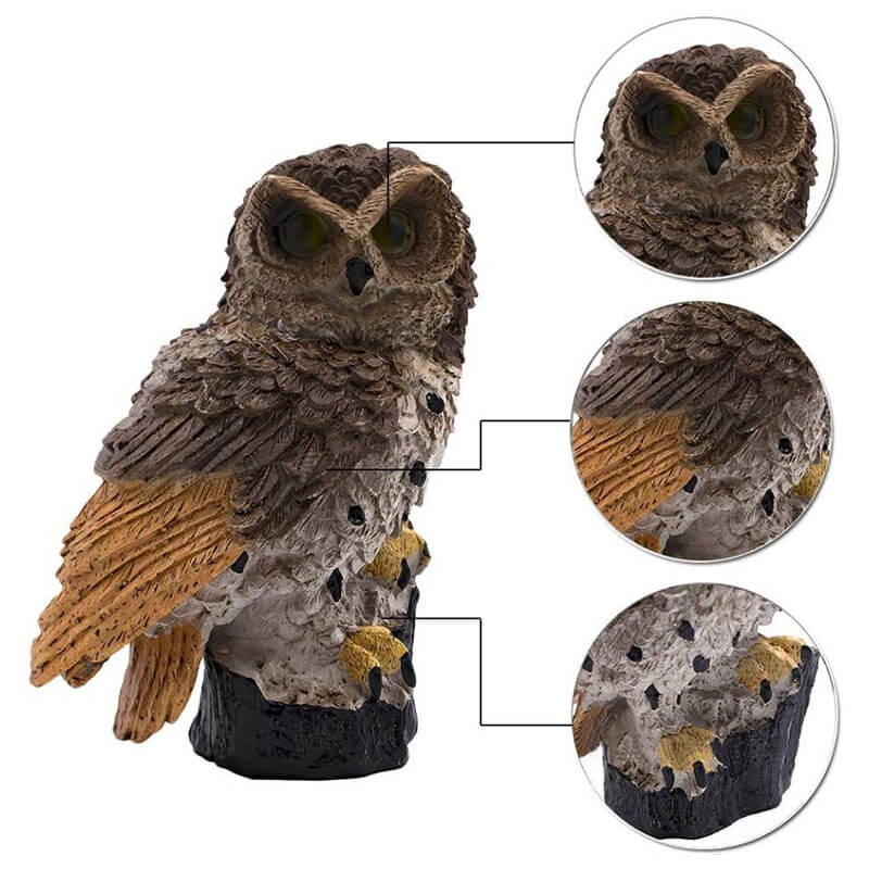Solar powered Owl Garden Lamp - OwlGlow