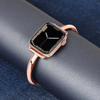 Luxury Stainless Steel Women's Watch Band – Adjustable and Water Resistant