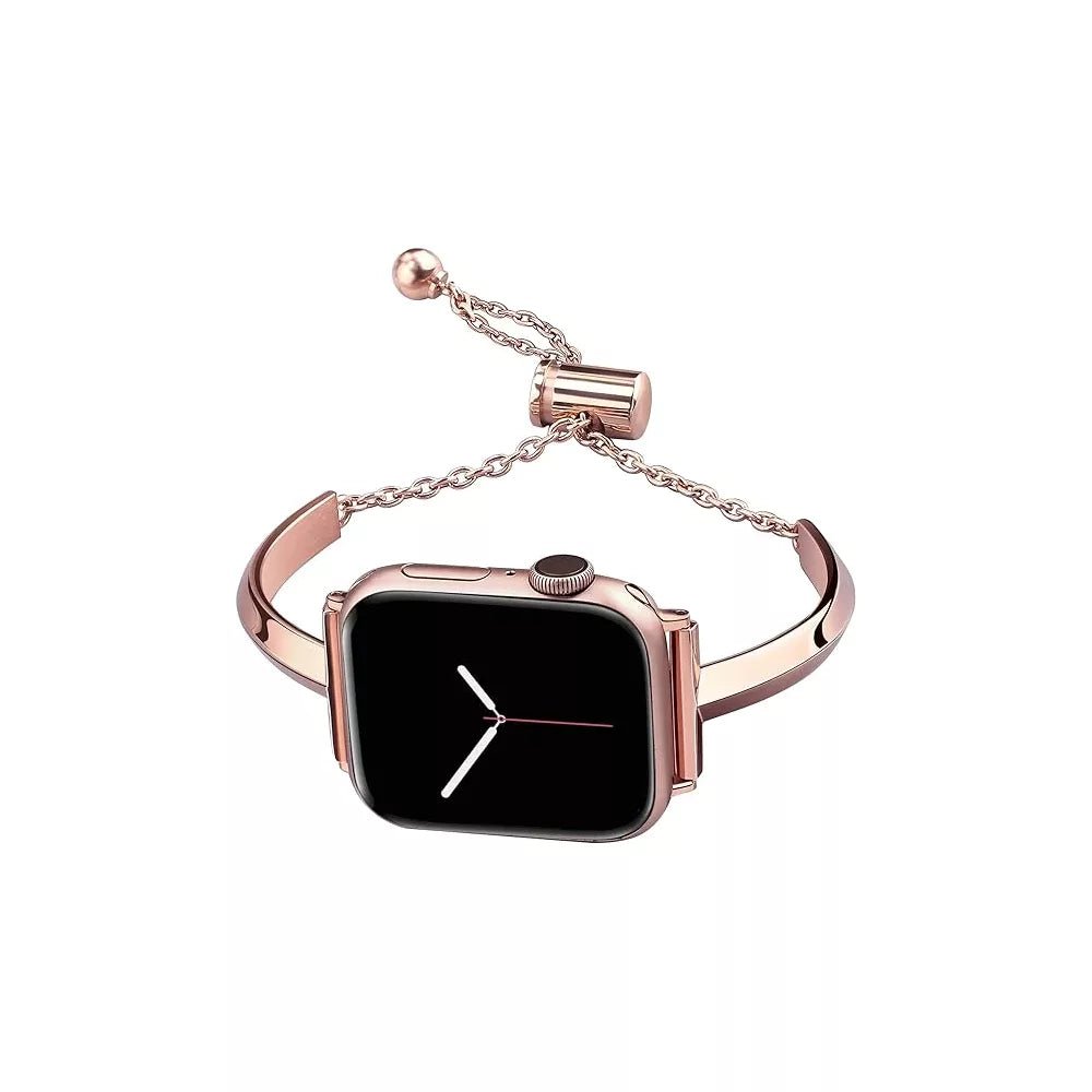 Luxury Stainless Steel Women's Watch Band – Adjustable and Water Resistant