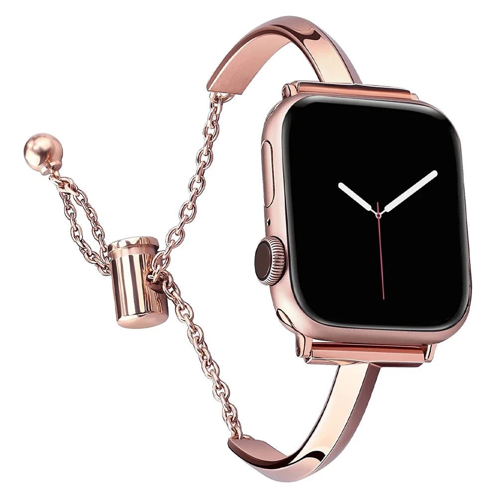 Luxury Stainless Steel Women's Watch Band – Adjustable and Water Resistant