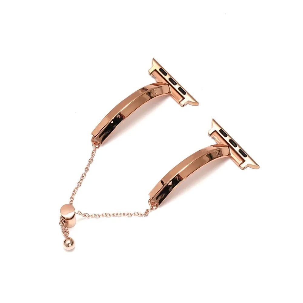 Luxury Stainless Steel Women's Watch Band – Adjustable and Water Resistant