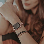 Luxury Stainless Steel Women's Watch Band – Adjustable and Water Resistant