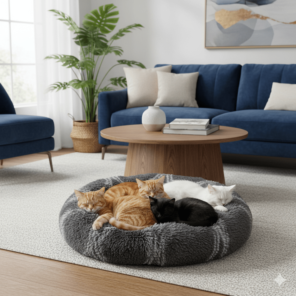 SLUMBERPAWS BED – Calming Dog Bed for Deep, Restful Sleep