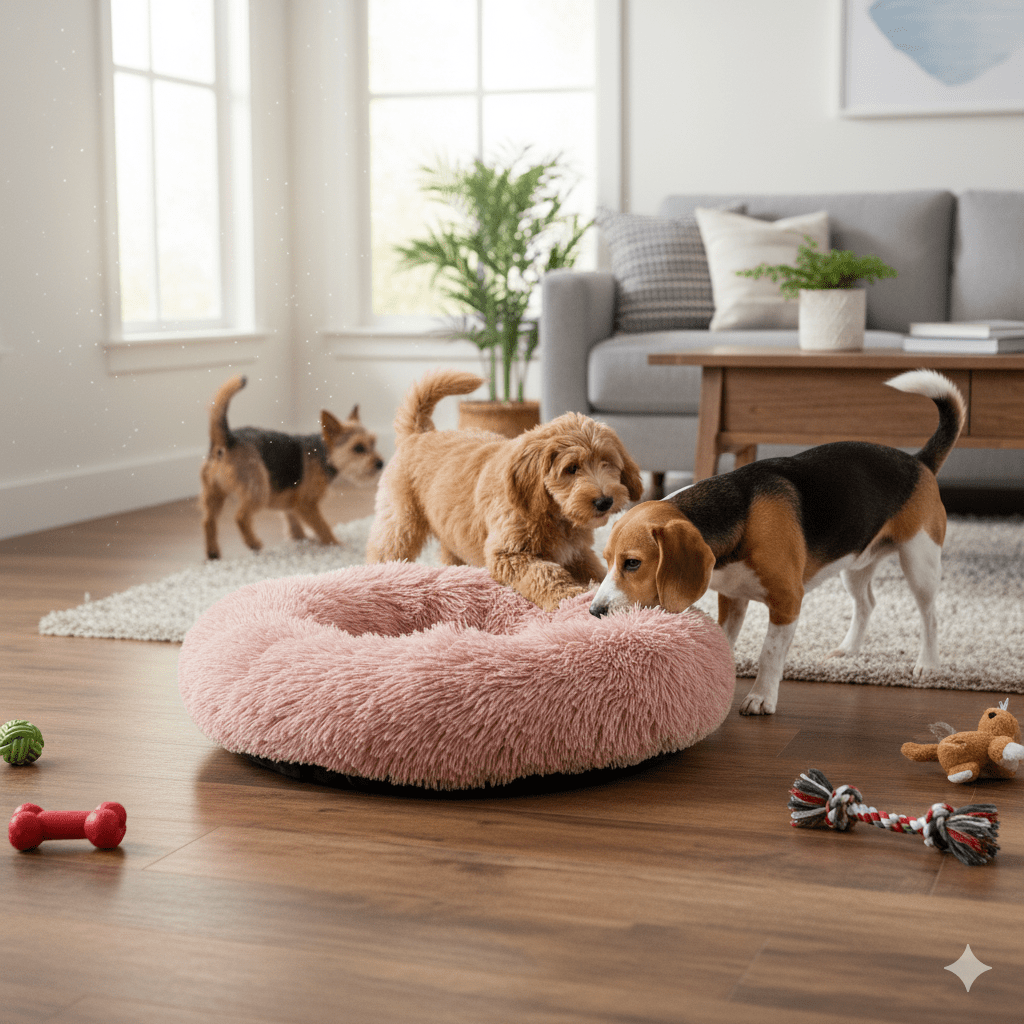 SLUMBERPAWS BED – Calming Dog Bed for Deep, Restful Sleep