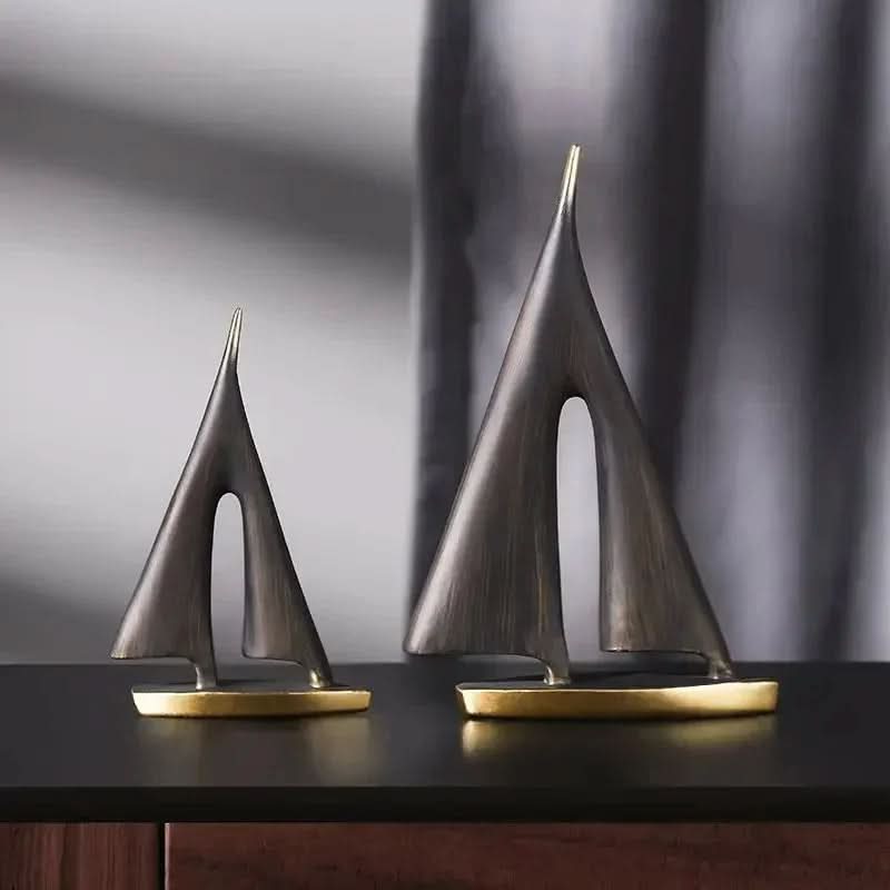 Decorative Minimalist Sailboat Ornament for Home Décor