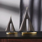 Decorative Minimalist Sailboat Ornament for Home Décor
