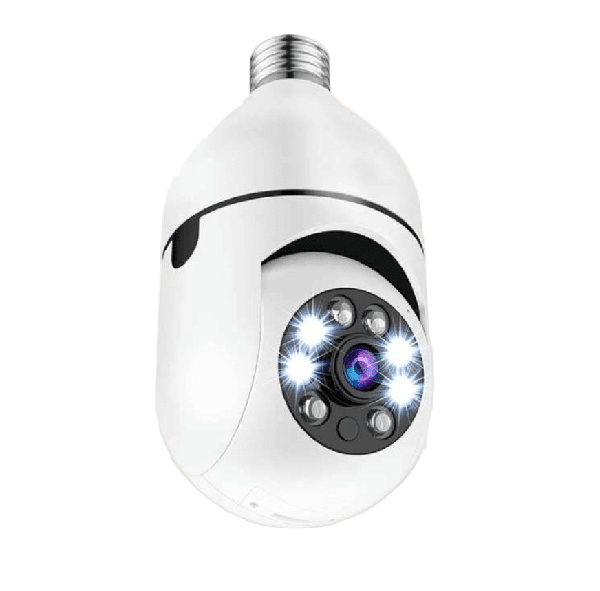 Intelligent Security Camera with 360° Surveillance & Night Vision