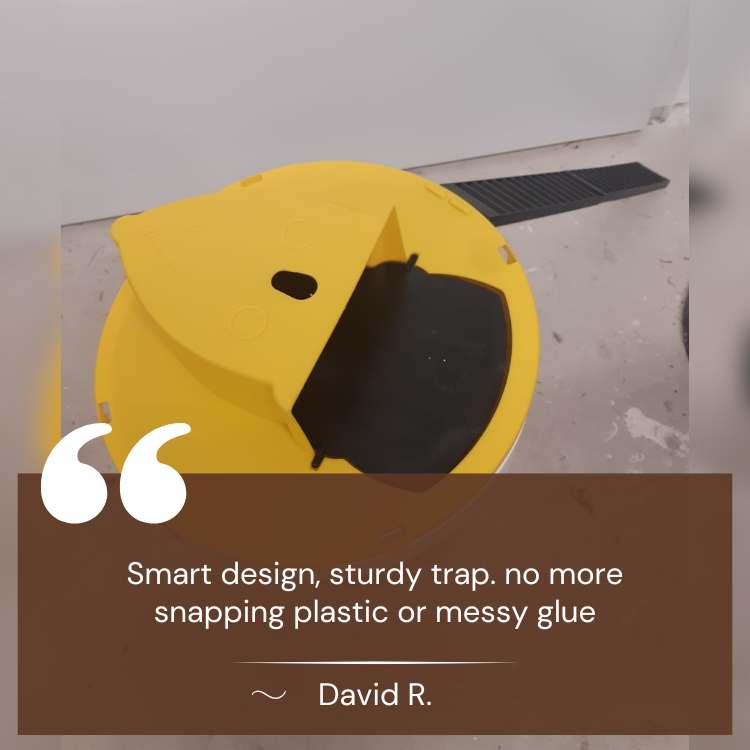 SmartCatch Hands-Free Mouse Trap | Safe for Families & Pets, Multiple Capture System for Effective Rodent Control