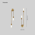 Wall Light Gold LED Modern Bedside Lamp