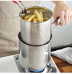 Snack pot – Stainless Steel Fryer for Crispy Snacks and Oil-Saving Cooking