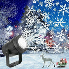 Snowflake Projector LED Christmas Light - Christmas Projector Lights for Indoor Outdoor Christmas, Wedding and Yard Decor