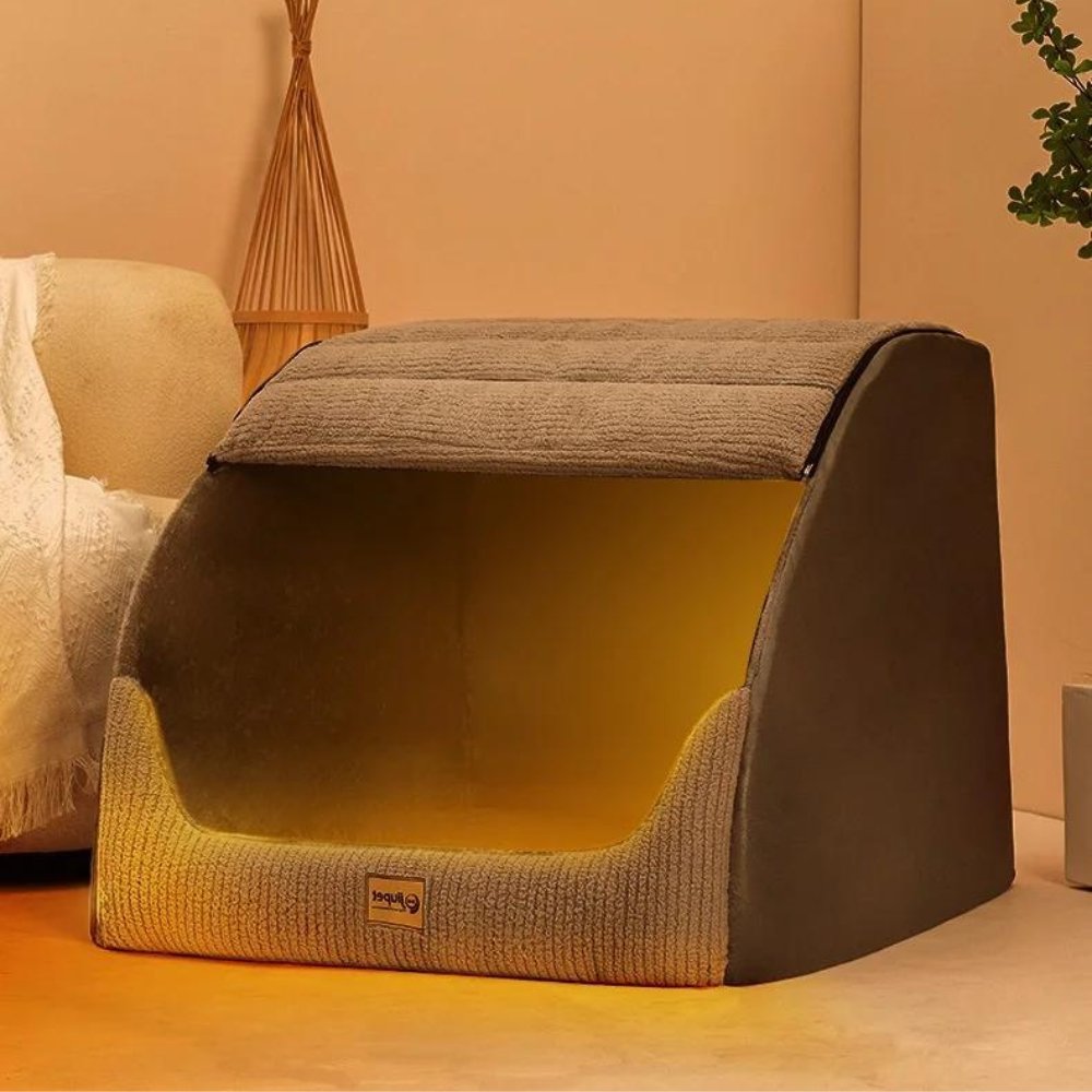 SnuggleHome - Cozy & Warm Enclosed Bed for Dogs