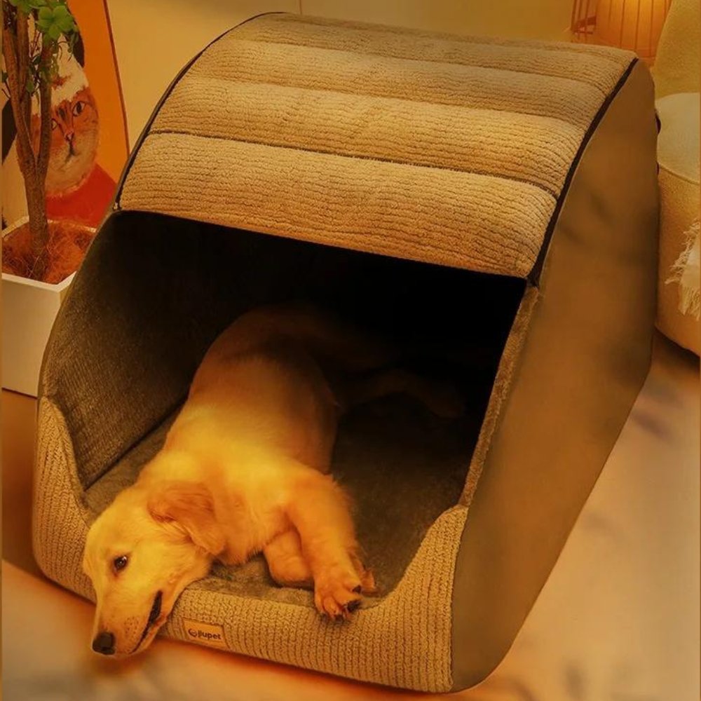 SnuggleHome - Cozy & Warm Enclosed Bed for Dogs