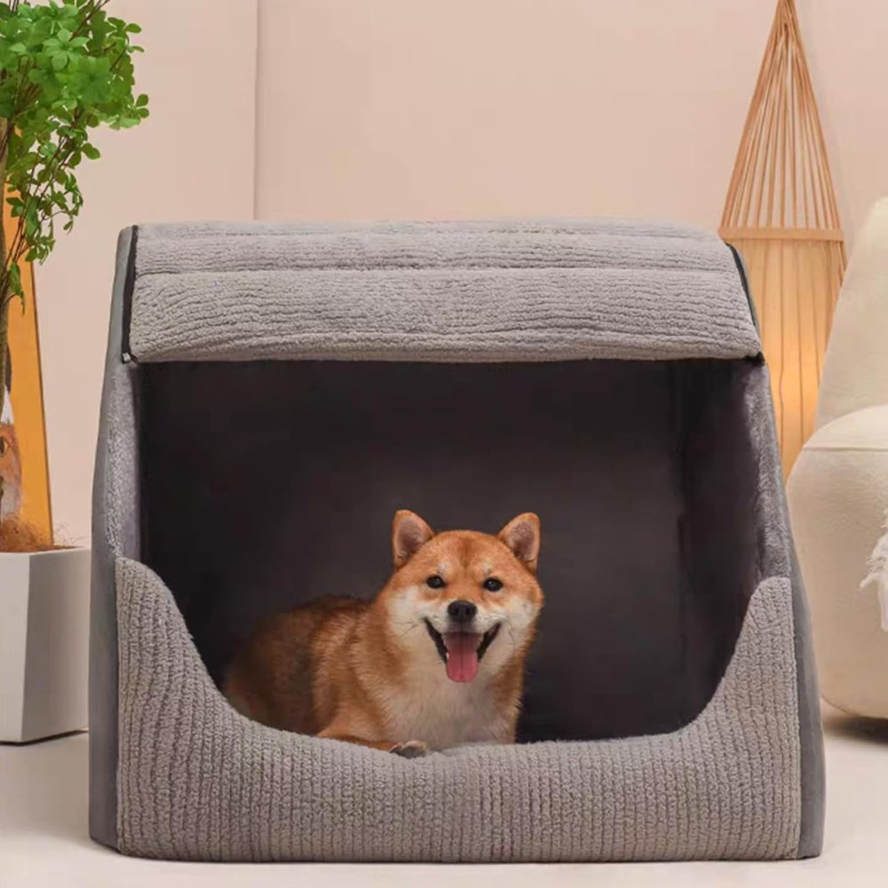 SnuggleHome - Cozy & Warm Enclosed Bed for Dogs