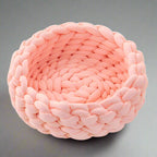 SNUGWOOL – Soft Woolen Basket for Pets with High Edge Support