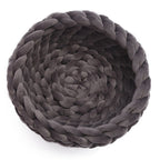 SNUGWOOL – Soft Woolen Basket for Pets with High Edge Support