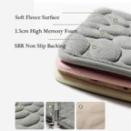 Soft Memory Foam Non-Slip Headstone Pattern Bath Mat