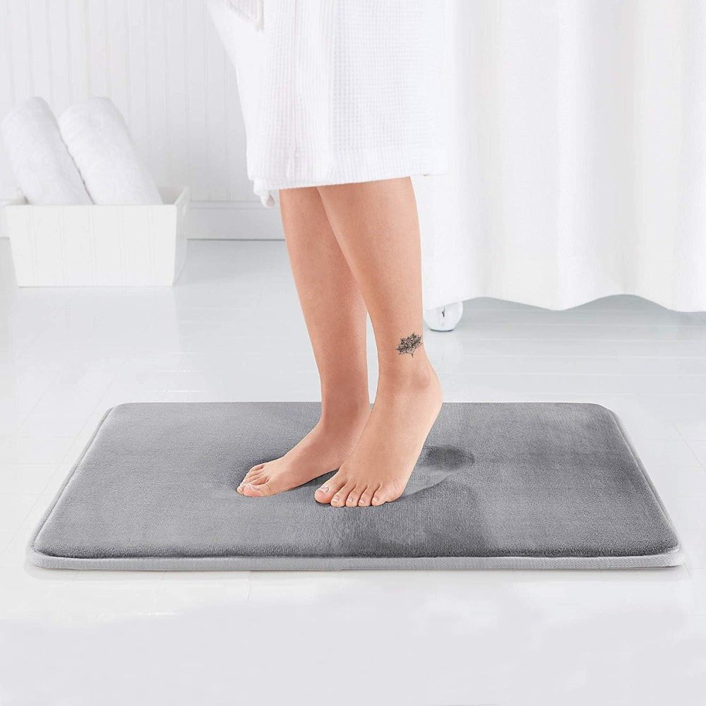 MEMORICUSH – Memory Foam Bath Mat for Spa-Like Comfort