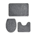 Softura – 3-Piece Non-Slip Bathroom Mat Set with Comfort & Style