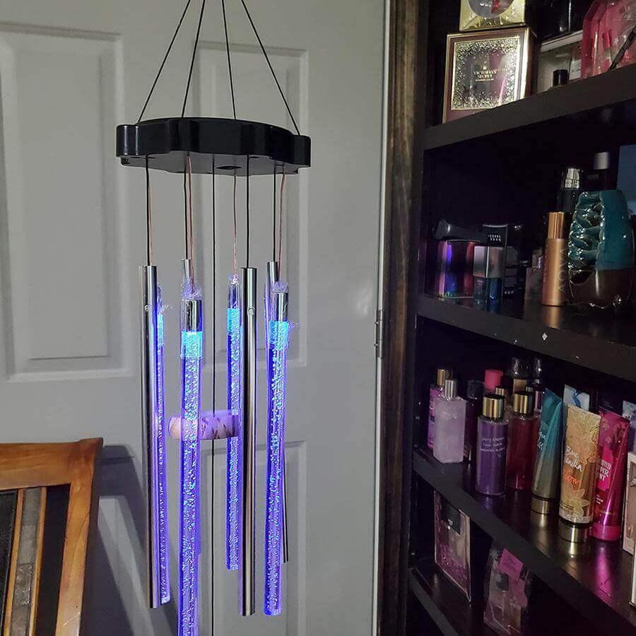 Harmony - Colorful Garden Wind Chime with Light and Sound