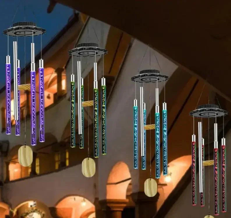 Harmony - Colorful Garden Wind Chime with Light and Sound
