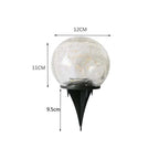Solar Cracked Glass Globe