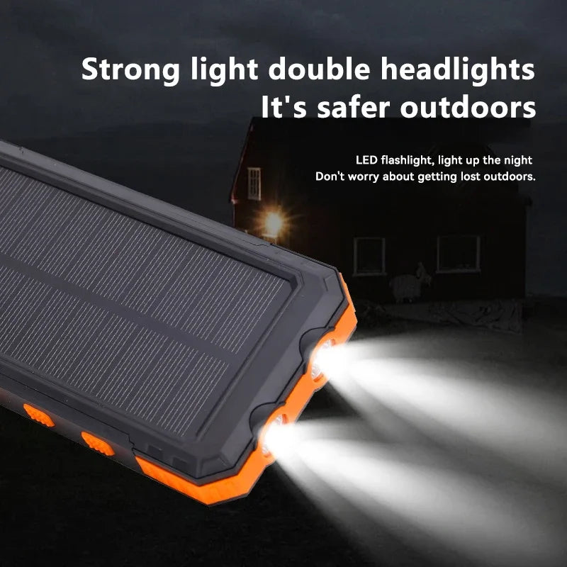 Solar Energy Power Bank with Flashlight - SolarCharge Pro