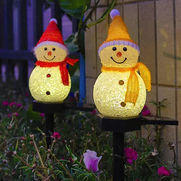 Solar Energy Snowman Lamp - SolarSnow
