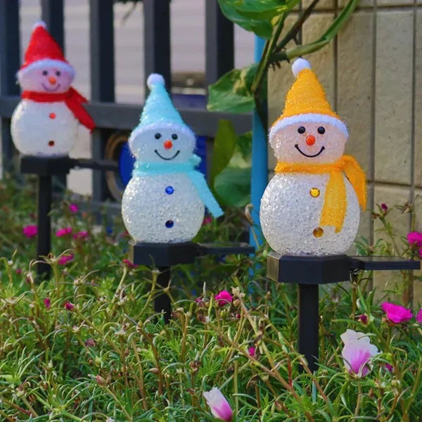 Solar Energy Snowman Lamp - SolarSnow