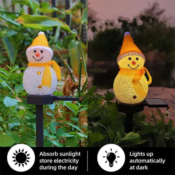 Solar Energy Snowman Lamp - SolarSnow