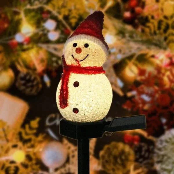 Solar Energy Snowman Lamp - SolarSnow