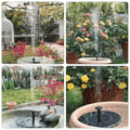 ORBITALWATER – Solar Fountain Water Feature with Solar Panel