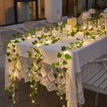 IvyGlow Solar Light Chain Ivy | Waterproof | LED Mood Light for Garden & Balcony | Decor for Outdoor Areas