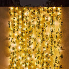 IvyGlow Solar Light Chain Ivy | Waterproof | LED Mood Light for Garden & Balcony | Decor for Outdoor Areas