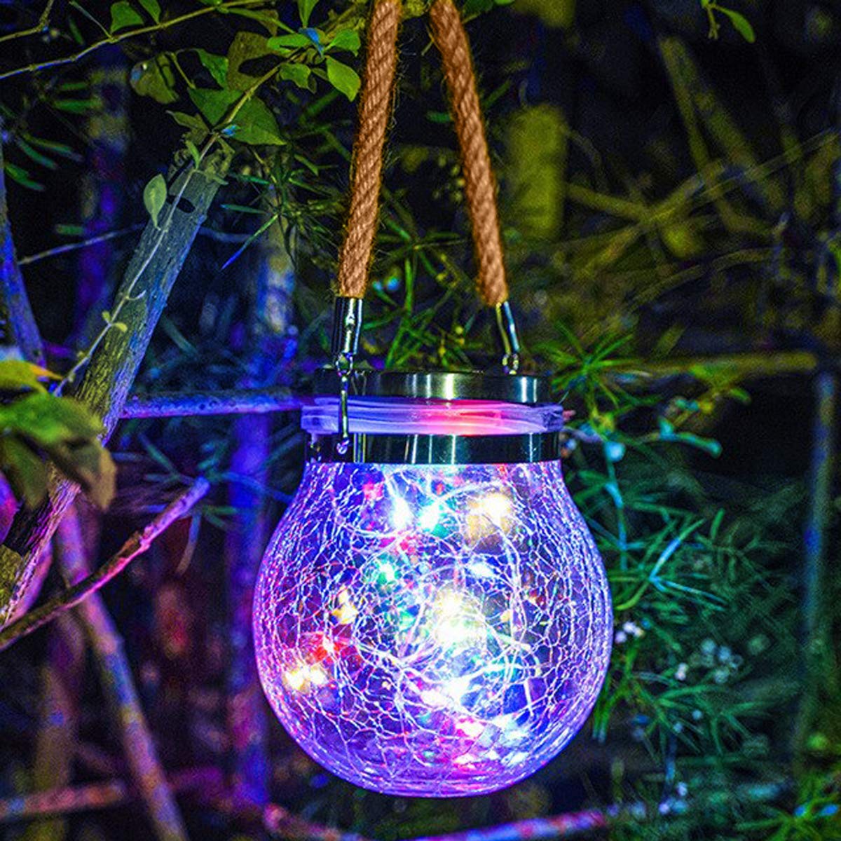 Solar Mason Jar Lamp