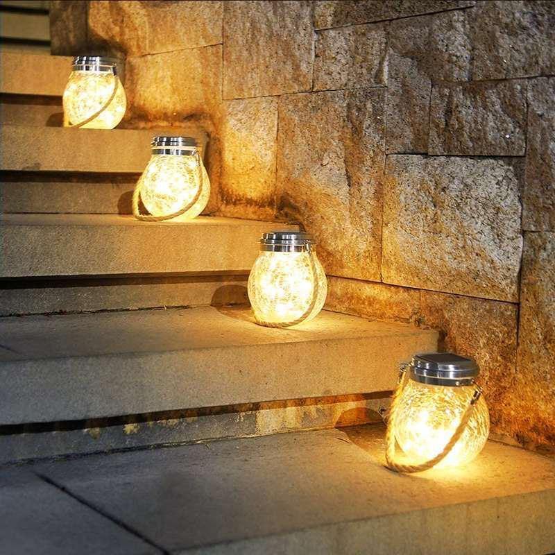 Solar Mason Jar Lamp
