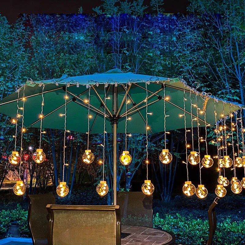 String Lights – Solar Pendant – elegant design – solar powered