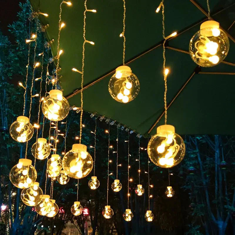String Lights – Solar Pendant – elegant design – solar powered