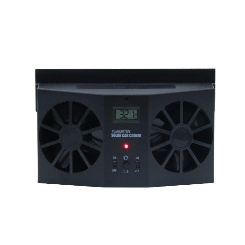 Solar-powered Car Exhaust Fan