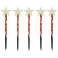 Solar Snowflake Christmas Tree Garden Lights – 5pcs. Waterproof LED Stake Lights for Magical Outdoor Christmas Décor and Year-Round Lawn Illumination