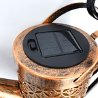 Solar Watering Can Lamp – Wrought Iron Garden Light with 36 Warm LEDs for Magical Outdoor Ambience