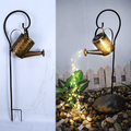 Solar Watering Can Lamp – Wrought Iron Garden Light with 36 Warm LEDs for Magical Outdoor Ambience