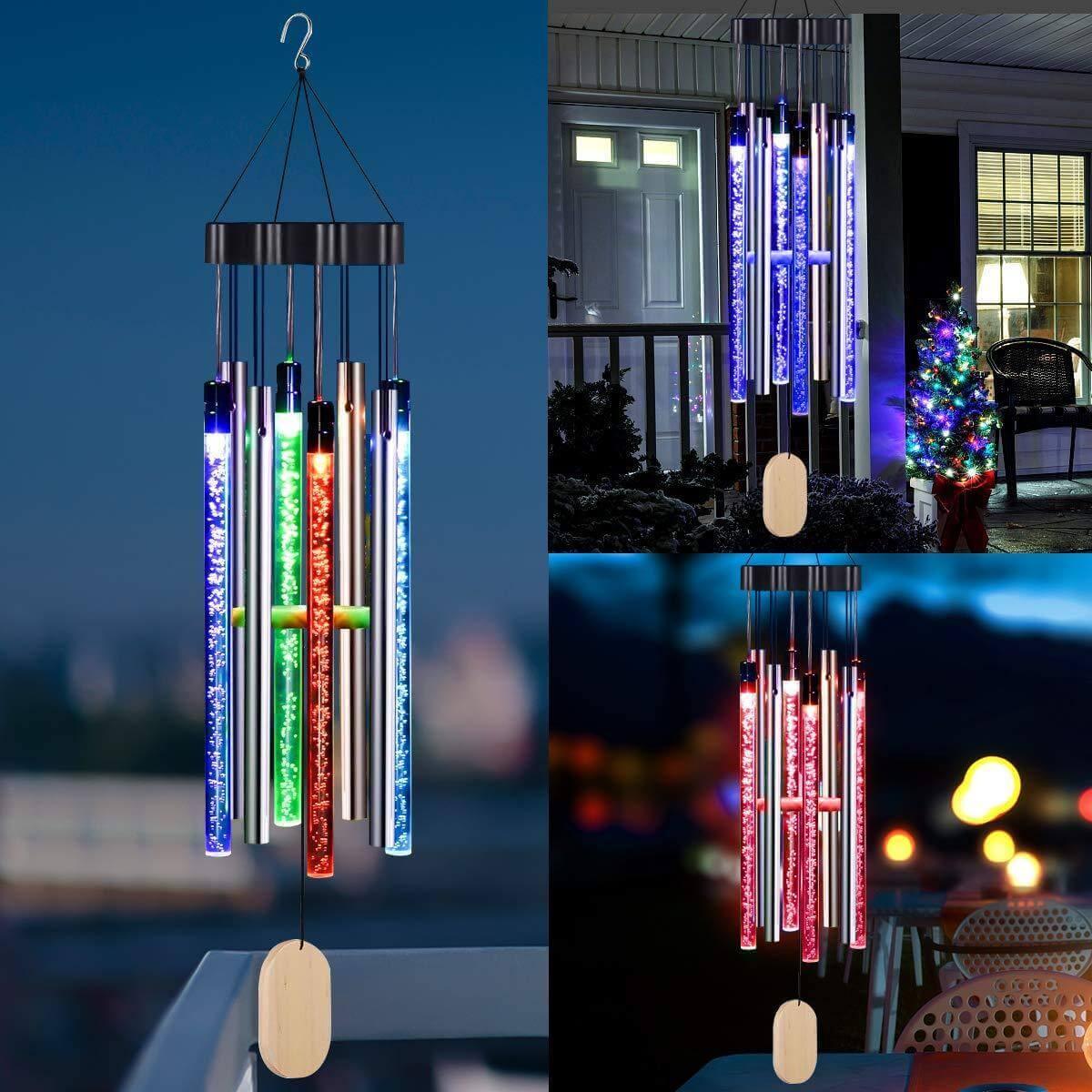 Harmony - Colorful Garden Wind Chime with Light and Sound