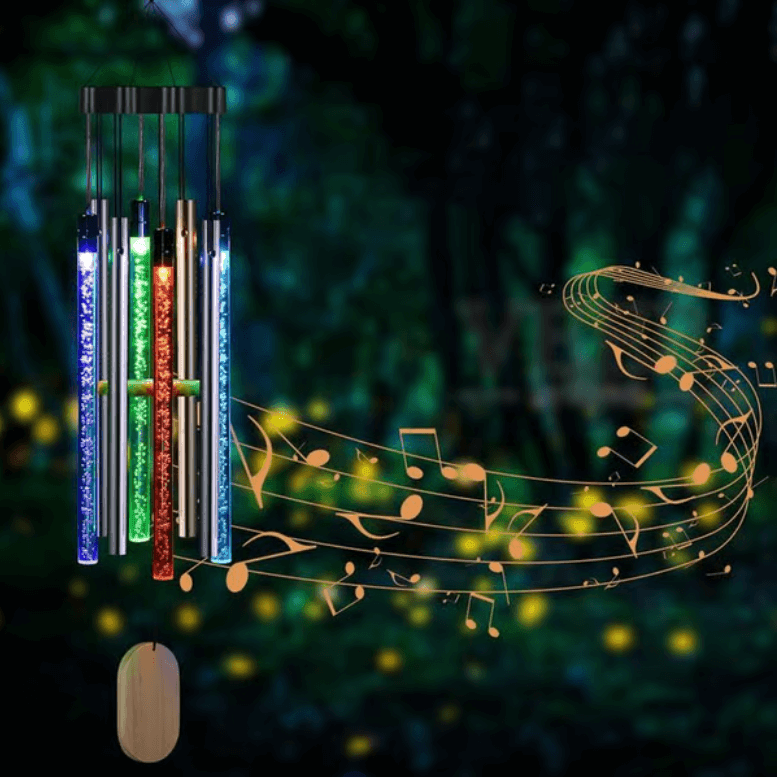 Harmony - Colorful Garden Wind Chime with Light and Sound