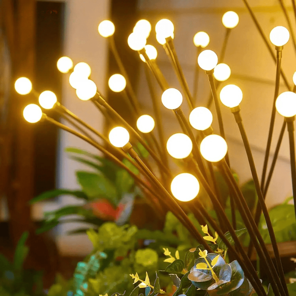 Solar garden lights for magical evenings