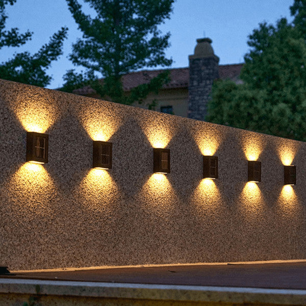 Wireless LED Solar Wall Lights Deluxe | Efficient and Cost-Saving Outdoor Lighting