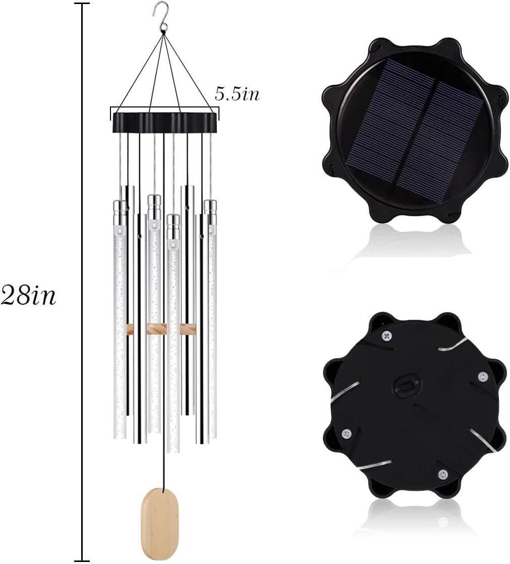 Harmony - Colorful Garden Wind Chime with Light and Sound