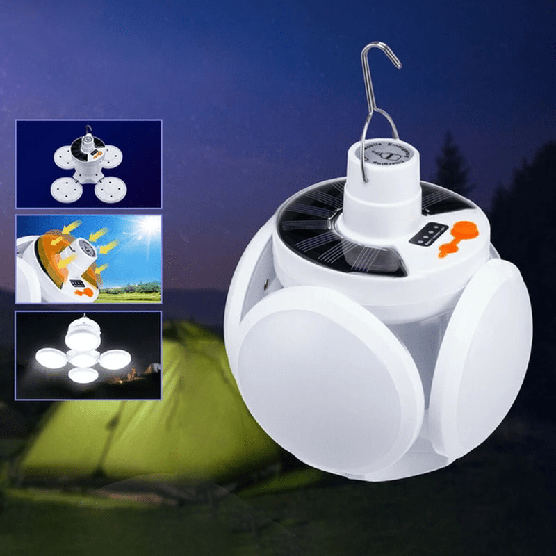 SOLARGLOW Cube – Portable Solar Outdoor Light with Foldable Design & Long Battery Life