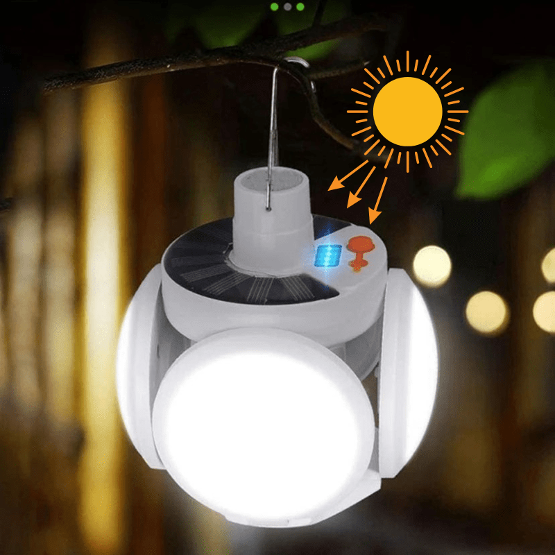SOLARGLOW Cube – Portable Solar Outdoor Light with Foldable Design & Long Battery Life